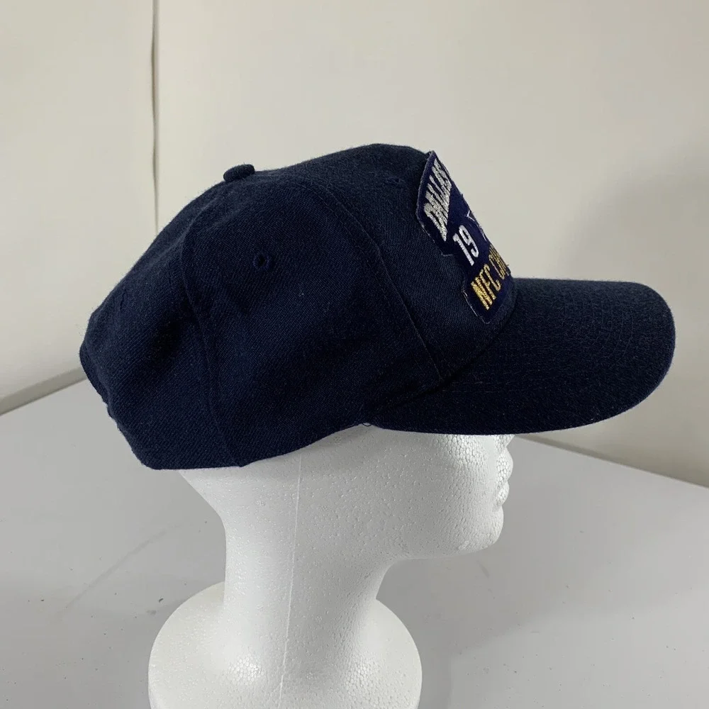 Vtg 1992 Dallas Cowboys NFL NFC Champions Snapback Hat Navy Embroidered Patch - Picture 6 of 11